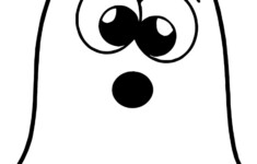 Coloring Pages Cute Ghost Coloring Free Printable Printables For