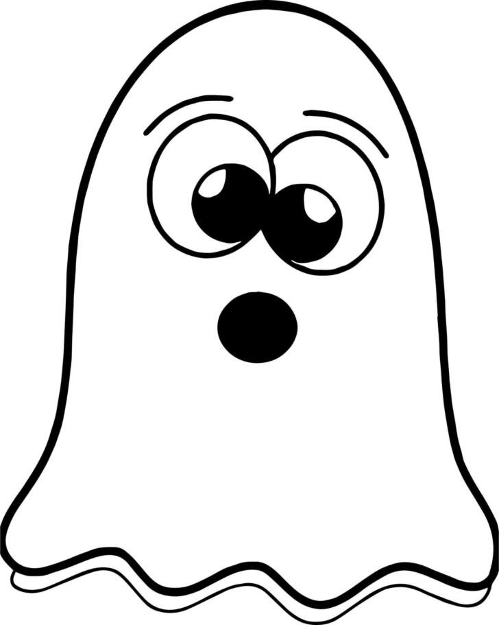 Printable Ghost Ghost Template Coloring Pages Printable