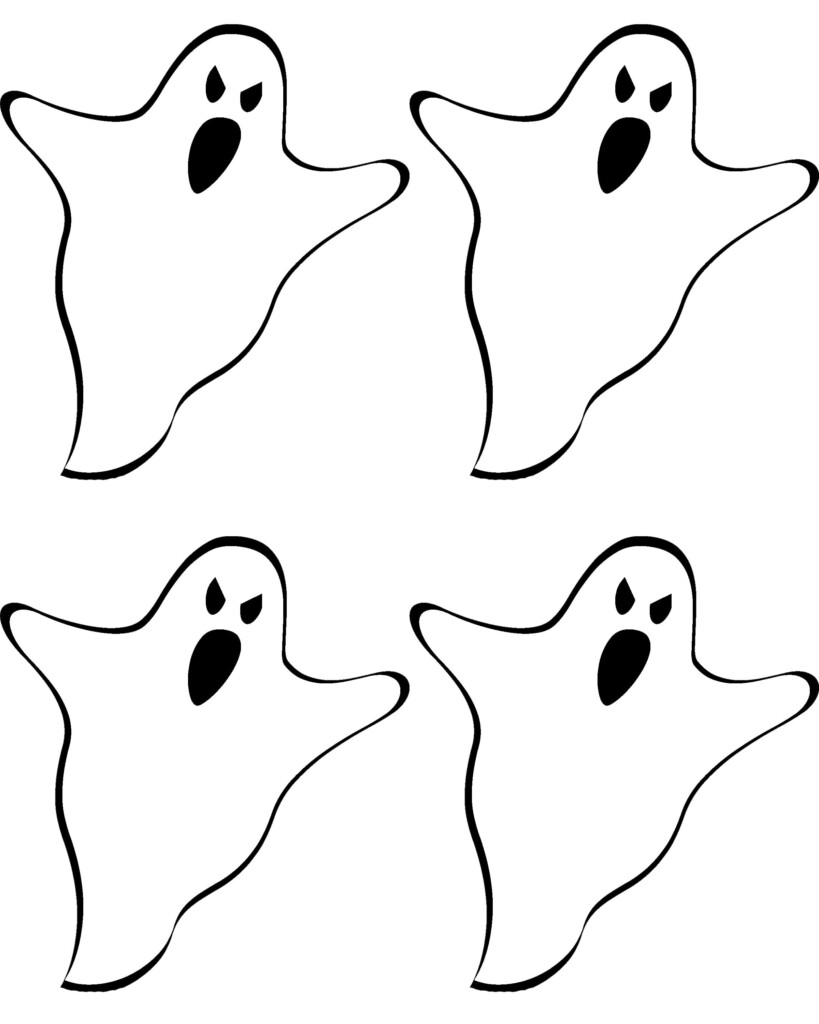 Ghost Template Printable NEO Coloring