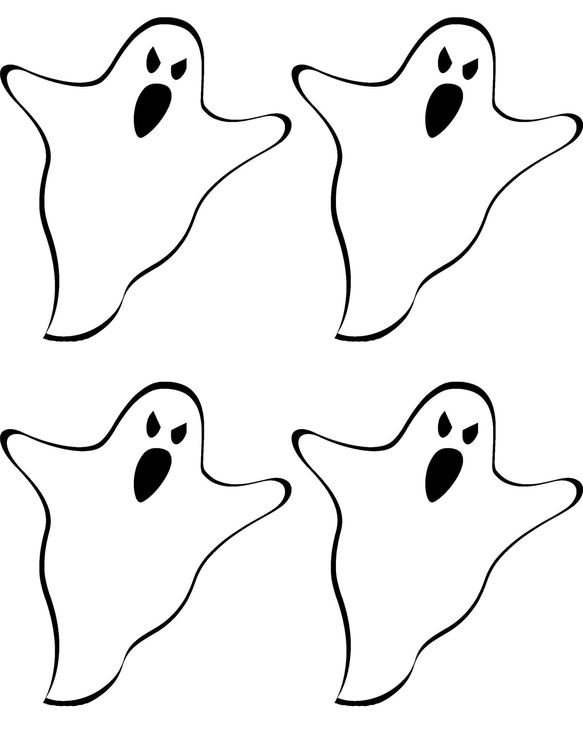 Ghost Template Printable NEO Coloring