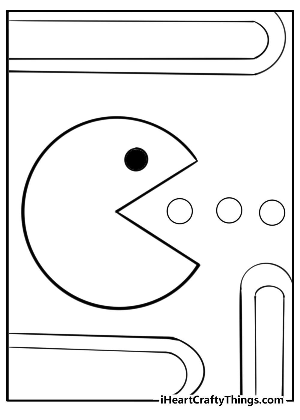 30 New Pac-Man Coloring Pages (100% Free To Print) within Pac Man Ghost Template Printable