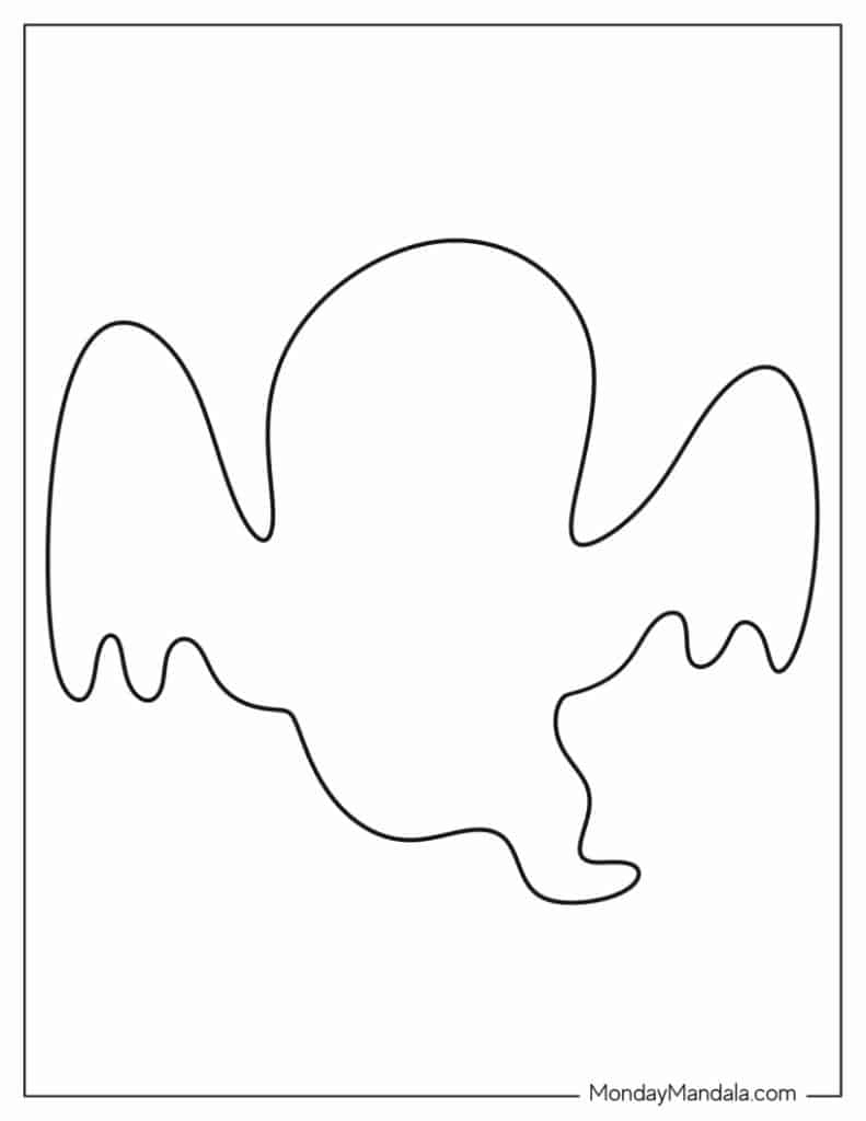 48 Ghost Templates (Free Pdf Printables) inside Printable Ghost Cutouts For Halloween