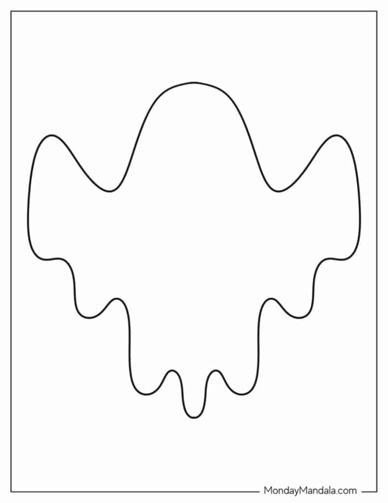 48 Ghost Templates (Free Pdf Printables) inside Printable Ghost Templates To Cut Out