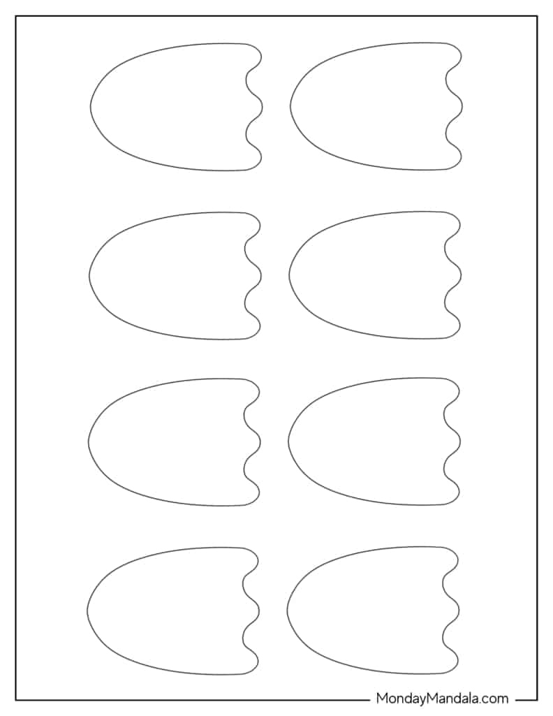 48 Ghost Templates (Free Pdf Printables) inside Small Ghost Printable