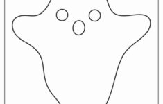 48 Ghost Templates (Free Pdf Printables) with Printable Ghost Outline Coloring Page