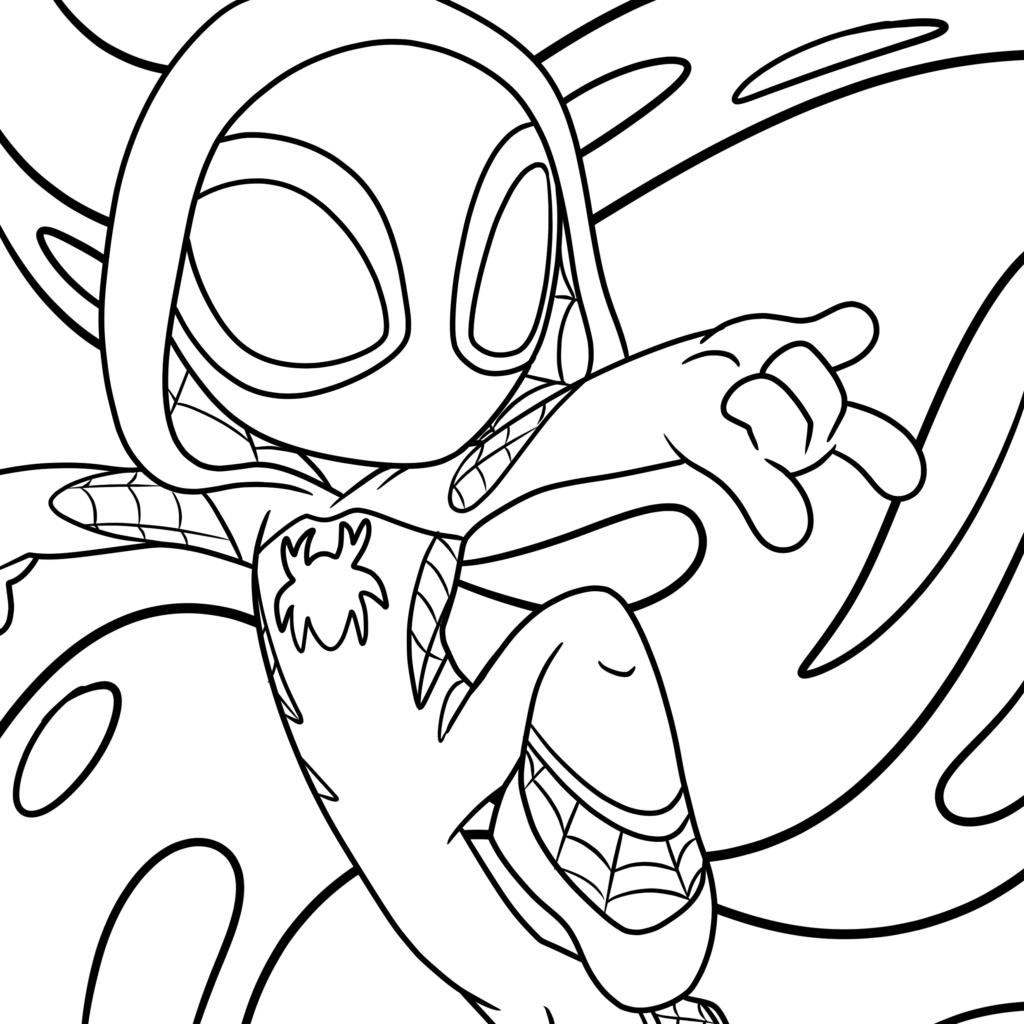 5 Spidey And His Amazing Friends Coloring Pages - Thetoyzone regarding Printable Ghost Spider Coloring Pages