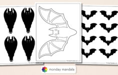 52 Bat Templates (Free Pdf Printables) throughout Printable Ghosts and Bats