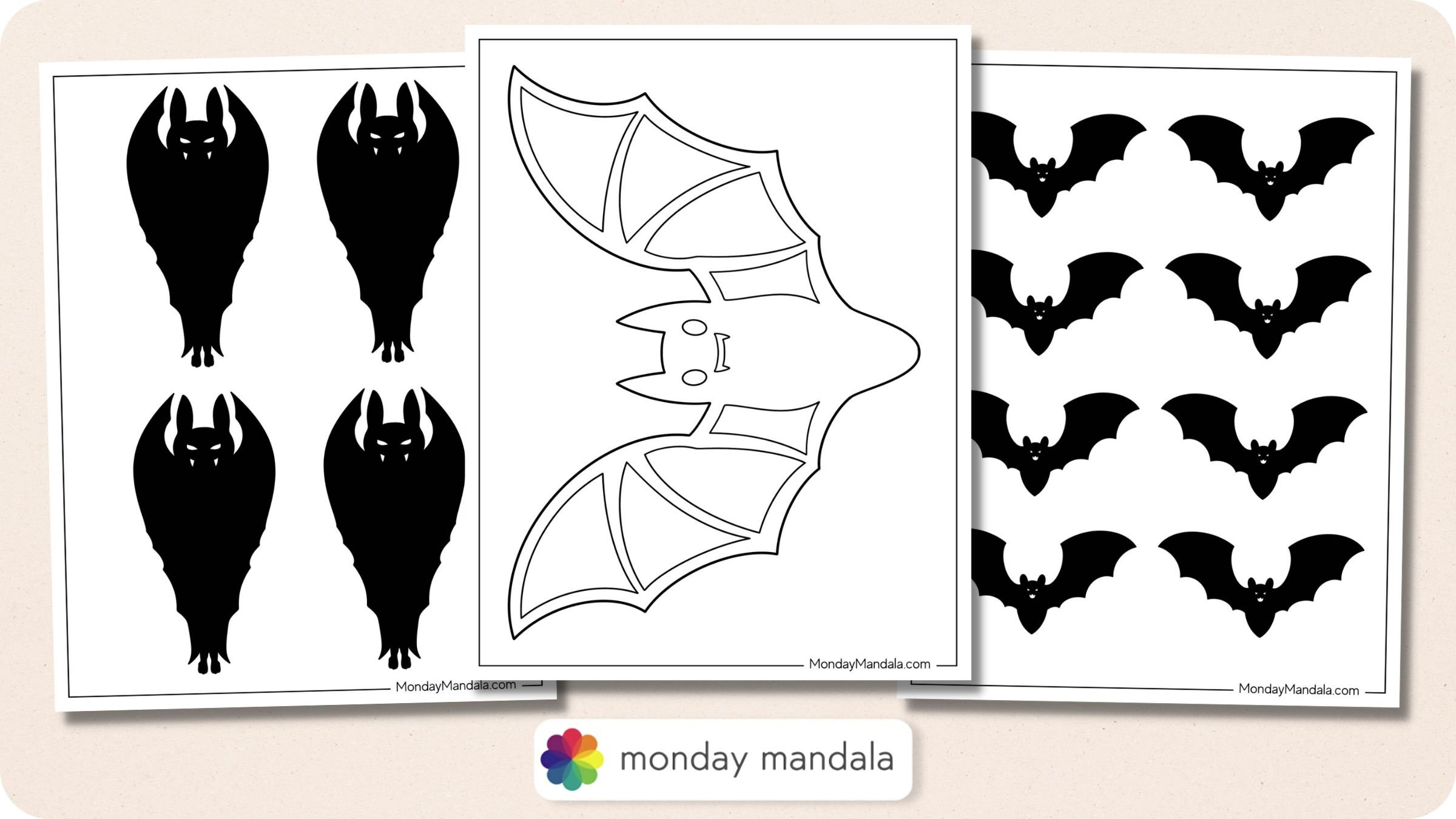 52 Bat Templates (Free Pdf Printables) throughout Printable Ghosts and Bats