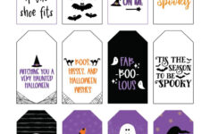 60 Free Printable Halloween Tags | Printabulls intended for Ghost Name Tags Printable