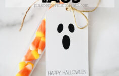 Adorable Free Printable Halloween Tags - Ghosts — Pink Peppermint in Free Printable Ghost Tags