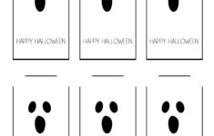 Adorable Free Printable Halloween Tags - Ghosts — Pink Peppermint in Ghost Name Tags Printable