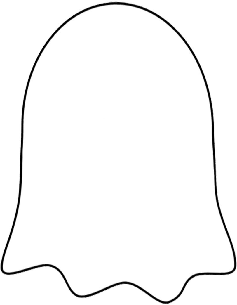 Blank Ghost Template - Rooftop Post Printables for Free Ghost Templates Printable