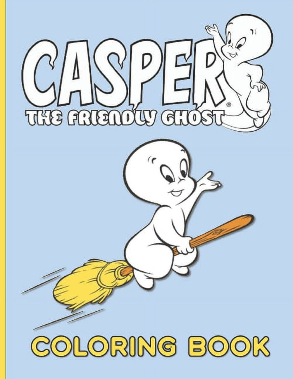 Casper The Friendly Ghost Coloring Book: Coloring Book For Kids (Paperback) for Casper The Friendly Ghost Printable Picture