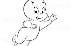Casper The Friendly Ghost Illustration Print Drawing Vintage with regard to Printable Pictures Of Casper The Friendly Ghost