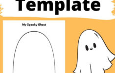 Cotton Ball Ghost Template (Free!) within Printable Ghost Ball Template