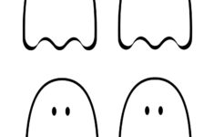 Cute Ghost Outline - Free Printables - Add A Little Adventure inside Ghost Template Printable