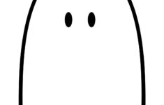 Cute Ghost Outline - Free Printables - Add A Little Adventure pertaining to Cute Ghost Outline