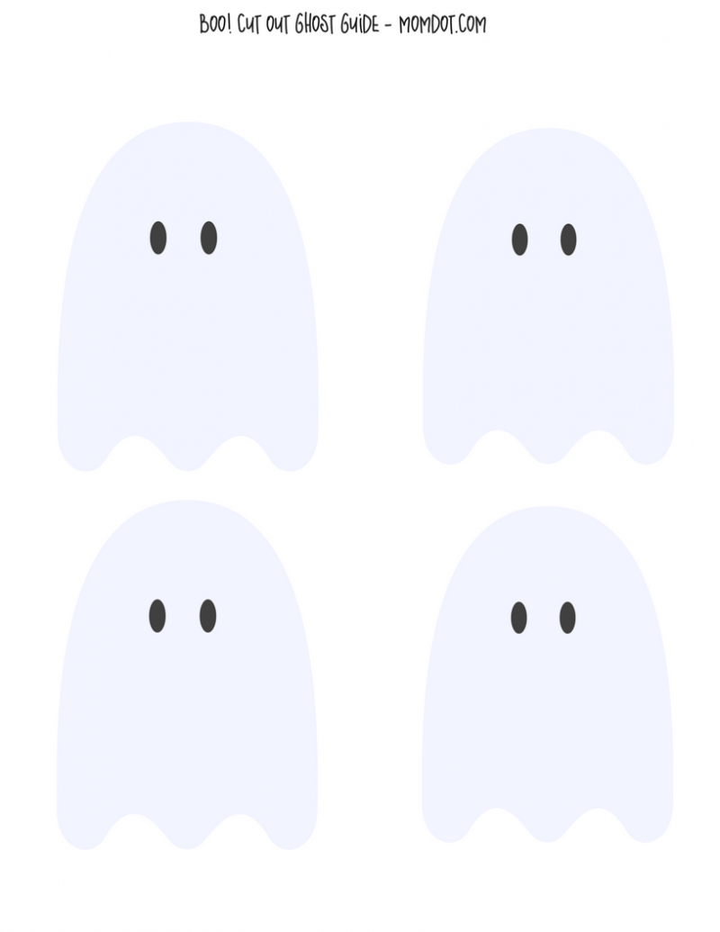 Diy Cotton Ball Ghosts + Free Ghost Template Download!- Momdot regarding Printable Ghost Ball Template