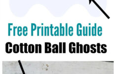 Diy Cotton Ball Ghosts + Free Ghost Template Download!- Momdot within Printable Cotton Ball Ghost