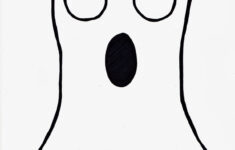 East Coast Mommy: Ghost Mask - Preschool Craftwith Free Printable for Printable Ghost Mask Template