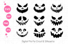 Face Ghost Halloween Svg| Scary Ghost Horror Face (1403192) with Scary Ghost Face Printable