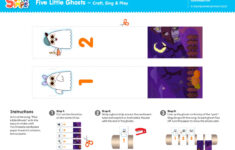 Five Little Ghosts Craft - Super Simple regarding 5 Little Ghosts Printable