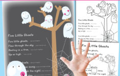 Five Little Ghosts — From The Pond pertaining to 5 Little Ghosts Printable
