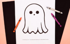 Free Cute Ghost Coloring Pages pertaining to Cute Ghost Printable