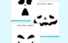 Free Downloadable Stencils: Ghost Face Pumpkin For Carving intended for Ghost Face Template Free Printable