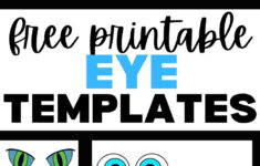 Free Printable Eye Template For Crafts - within Printable Ghost Eyes For Kids