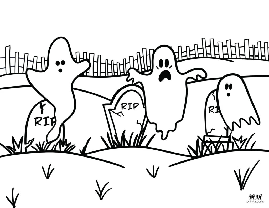 Free Printable Ghost Coloring Pages | Printabulls for Printable Ghost Coloring Pages To Color