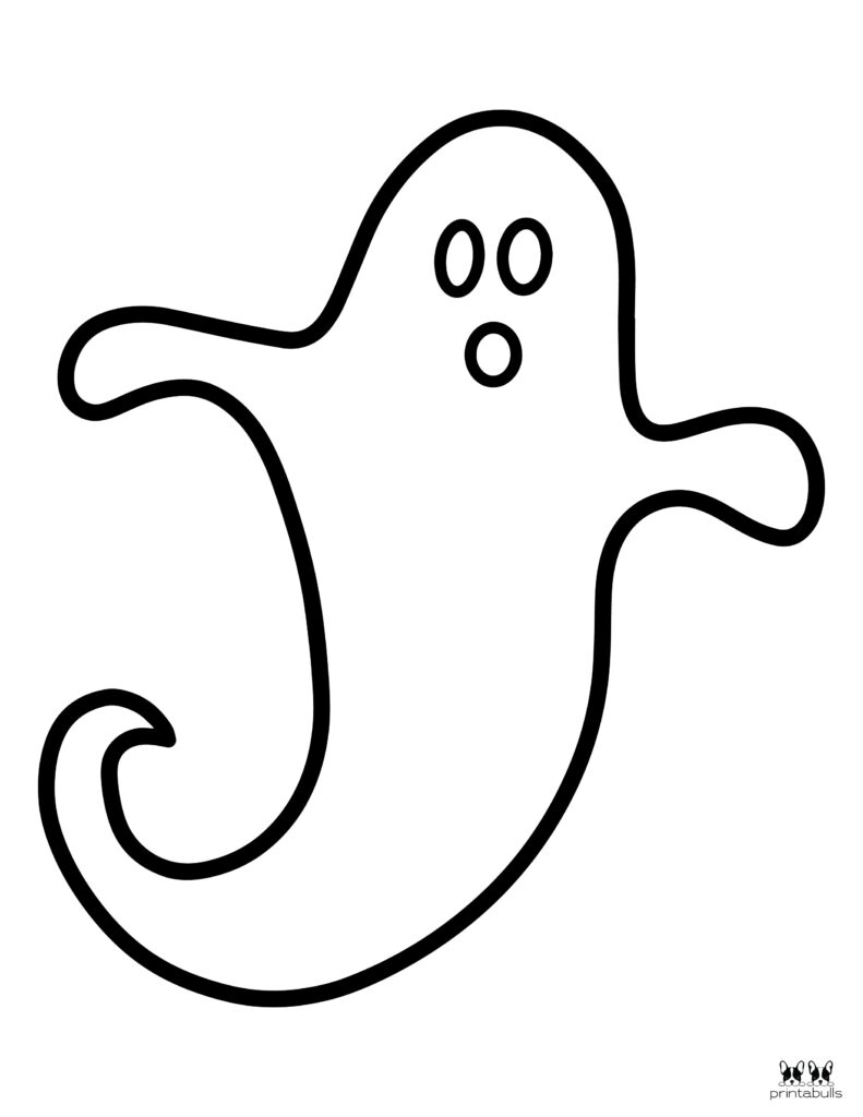 Free Printable Ghost Coloring Pages | Printabulls with Ghost Coloring Page Free Printable