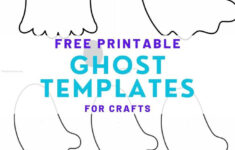 Free Printable Ghost Crafts - within Printable Ghost Template For Crafts