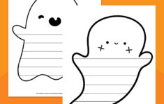 Free Printable Ghost Template For Spooky Fun with Printable Ghost Cutouts For Kids
