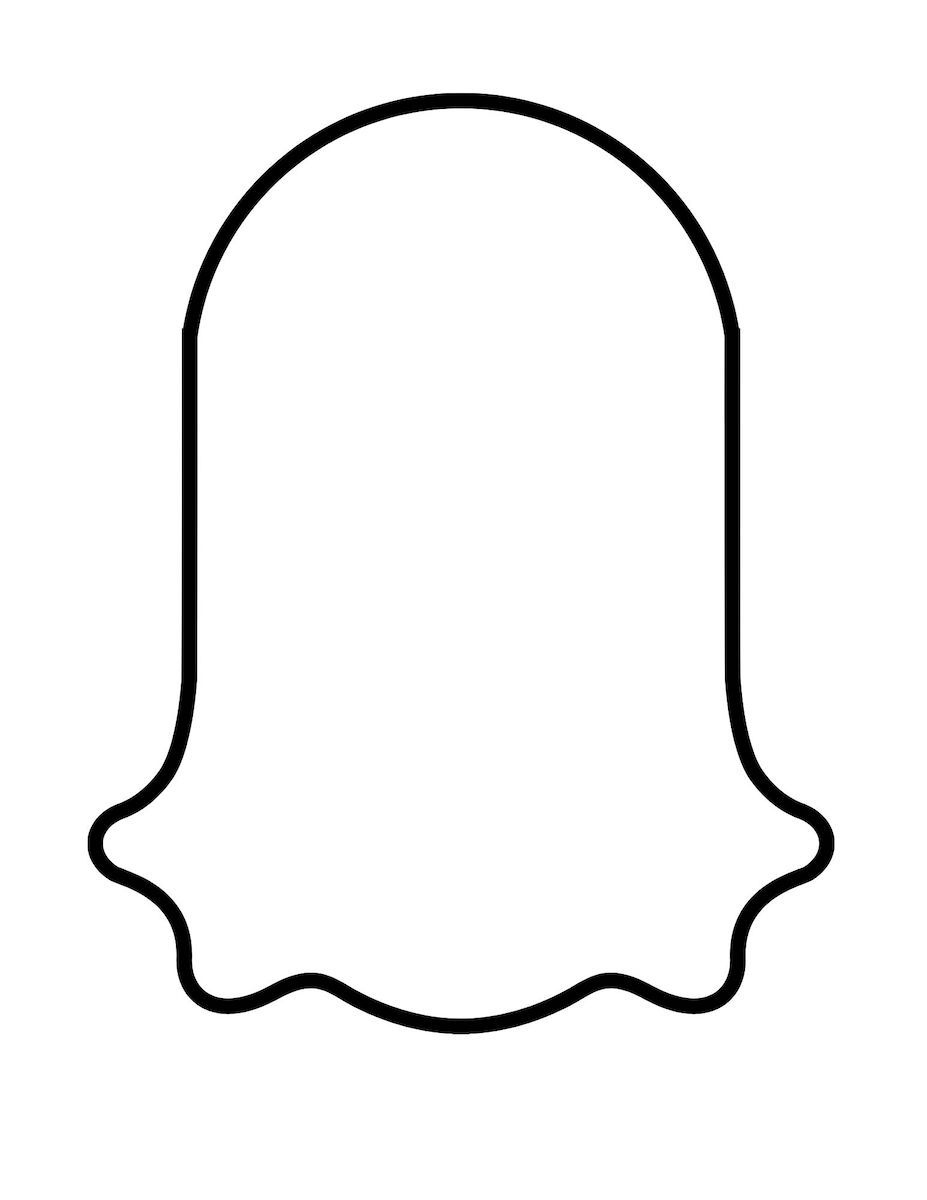 Free Printable Ghost Template - Originalmom inside Ghost Printable Blank