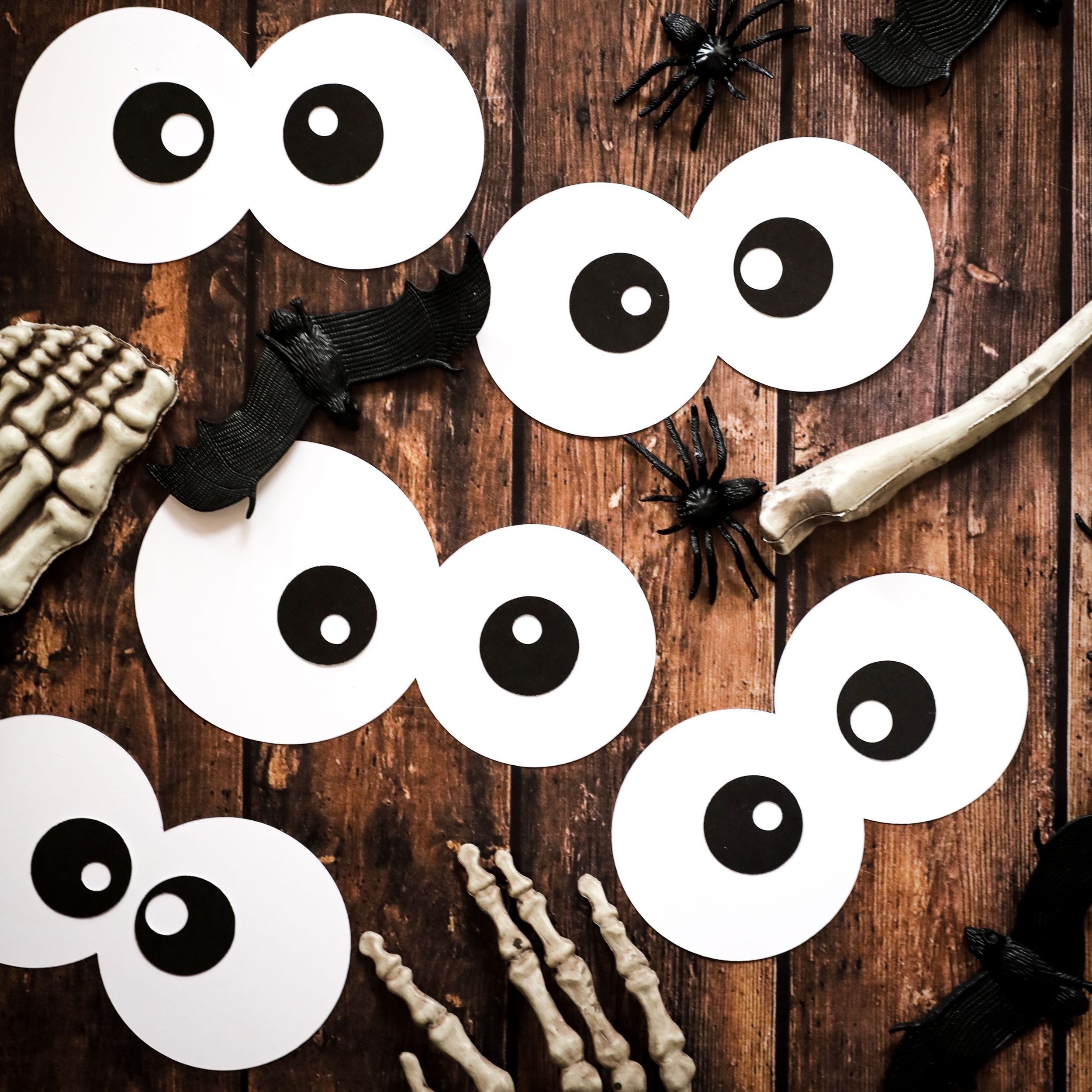 Free Printable Halloween Googly Eyes - Sunshine Parties intended for Ghost Eyes Printable Free