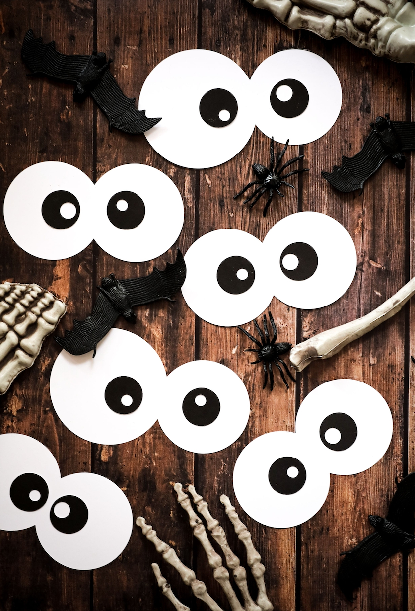 Free Printable Halloween Googly Eyes - Sunshine Parties with Printable Ghost Eyes For Kids