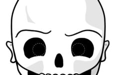 Free Printable Halloween Masks For All Ages within Printable Ghost Mask For Halloween