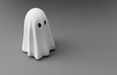 Free Stl File Floating 'Bubble Head 'Ghost 👻 ・3D Print Object To pertaining to 3D Printable Ghost