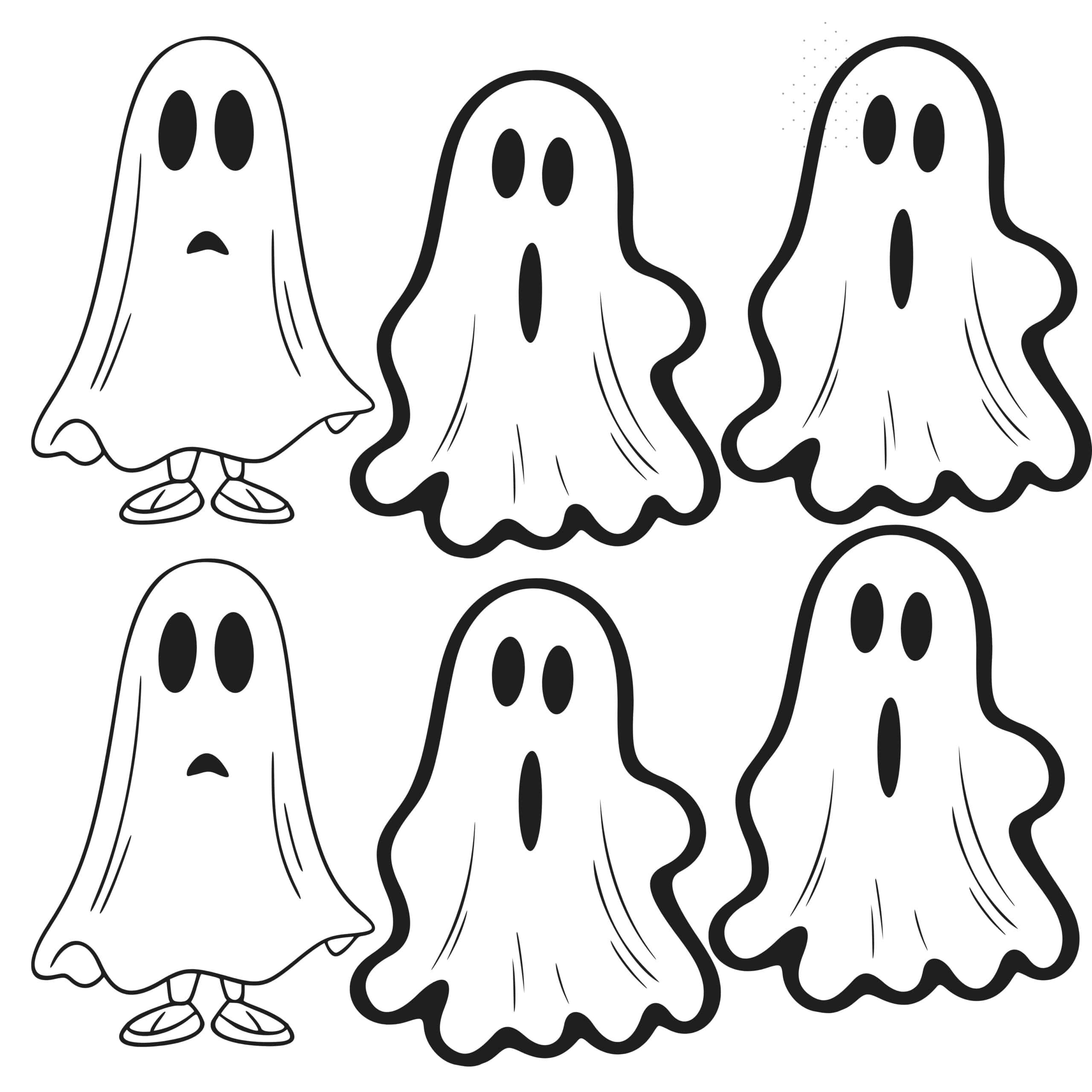 Get Creative With Cute Ghost Halloween Clip Art (Free Printable) with regard to Ghost Printable Clipart