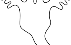 Ghost - Coloring Page (Halloween) intended for Halloween Ghost Coloring Pages Printable