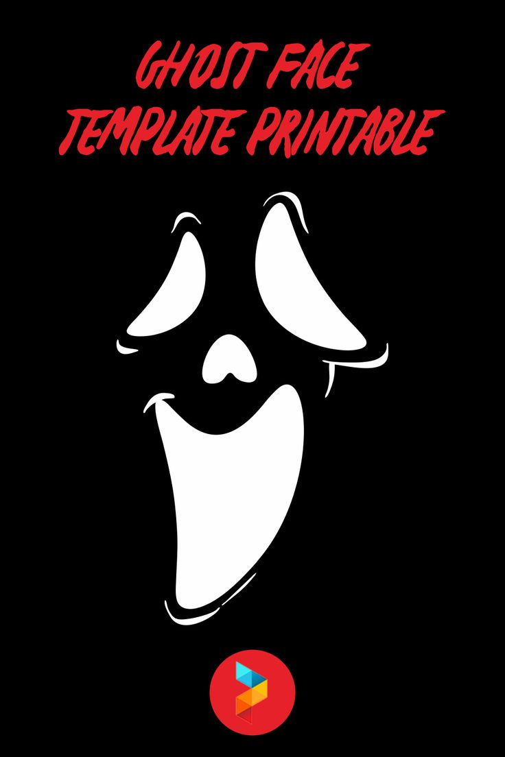 Ghost Face Template - 14 Free Pdf Printables | Printablee in Ghost Face Template Printable