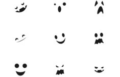 Ghost Face Template - 14 Free Pdf Printables | Printablee regarding Happy Ghost Face Template Printable