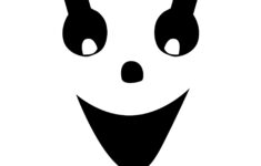 Ghost Face Vector Design Cutout For T-Shirt, Onesie Or Halloween regarding Ghost Face Cut Out Printable