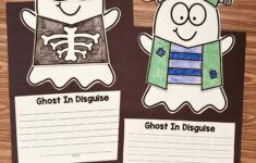 Ghost In Disguise Bulletin Boards &amp; Crafts - Simply Kinder Plus with regard to Disguise A Ghost Printable