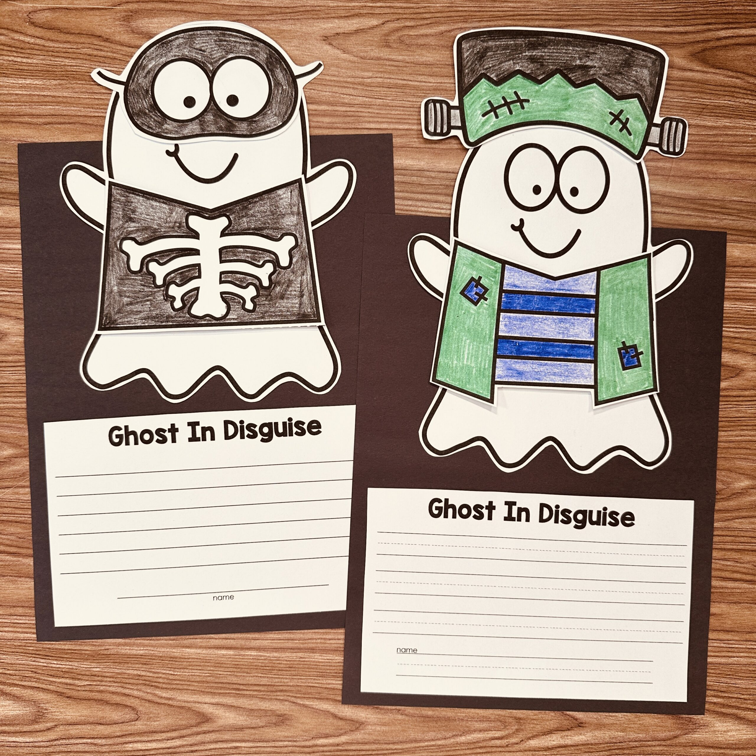 Ghost In Disguise Bulletin Boards &amp;amp; Crafts - Simply Kinder Plus with regard to Disguise A Ghost Printable