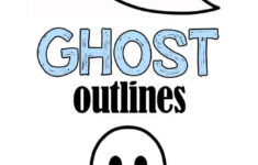 Ghost Outline | Free, Printable Ghost Template intended for Free Printable Ghost Outlines