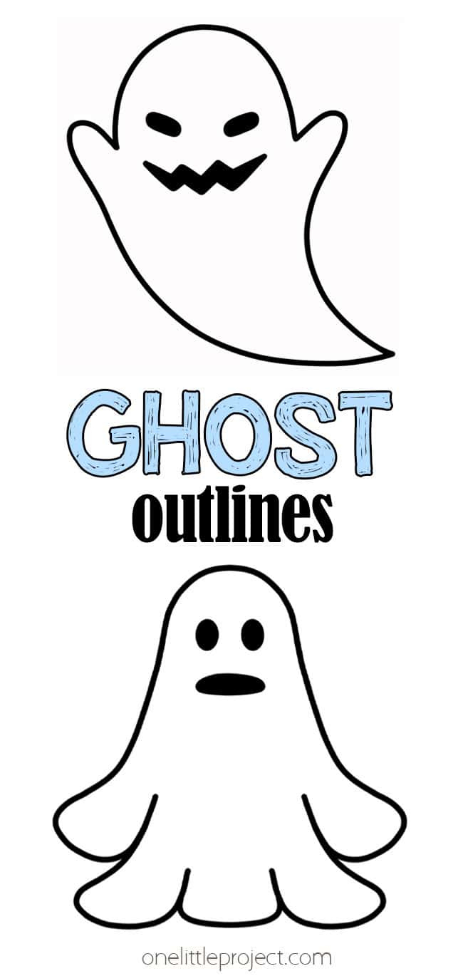 Ghost Outline | Free, Printable Ghost Template intended for Free Printable Ghost Outlines