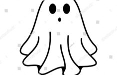 Ghost Outline Stock Photos And Pictures - 31,370 Images | Shutterstock within Cute Ghost Outline