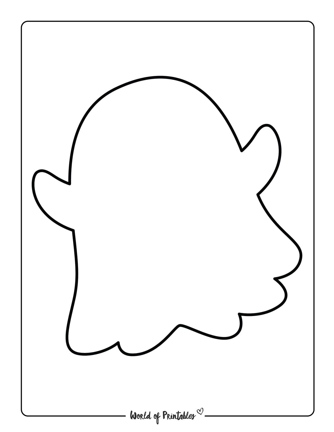 Ghost Printables - World Of Printables pertaining to Ghost Silhouette Printable